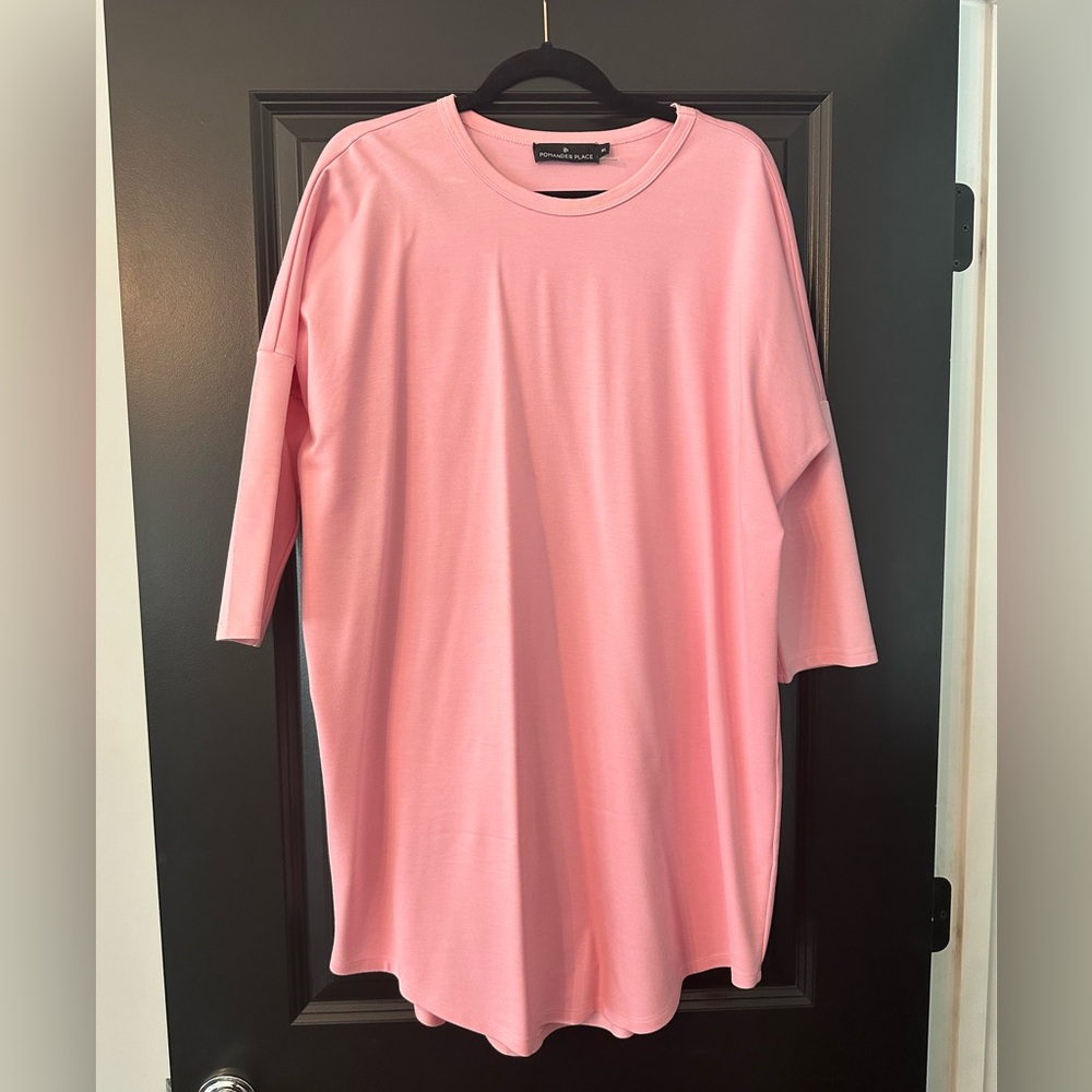 Pomander Place Pink Shirt Dress (M/L)